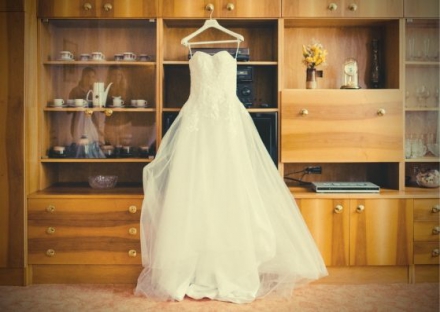 Korzetové svatební šaty