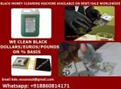 SSD CHEMICAL SOLUTION FOR USD,EURO,GBP  We sell SSD Chemical Solution used to clean all type of blackened, tainted and defaced bank notes. Our technic