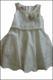 Bílé společenské krajkové šaty Vel.104